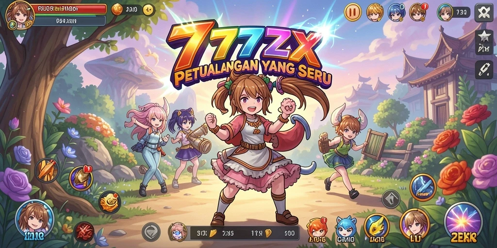 Tampilan gameplay seru dan menarik dari 777ZX.