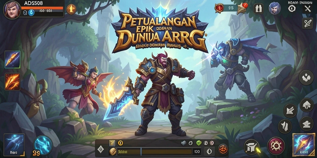 Tampilan menakjubkan dari gameplay ARPG yang mendebarkan.