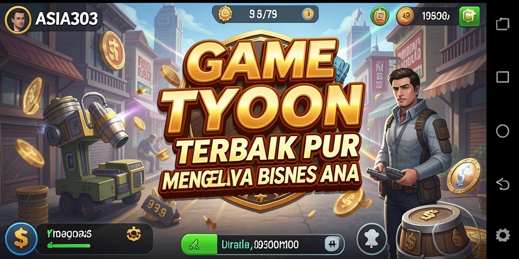 Tampilan menarik dari gameplay Tycoon ASIA303 yang mendebarkan.