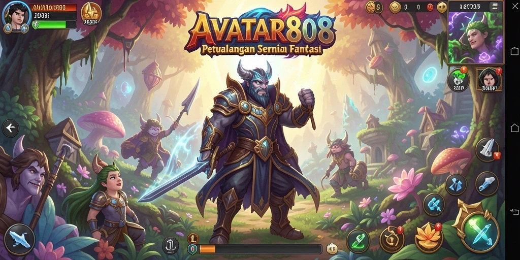 Tampilan gameplay AVATAR808 yang mendebarkan di dunia petualangan yang luas.