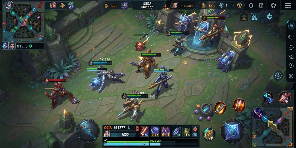 Tampilan gameplay seru dan mendebarkan dalam GB777.