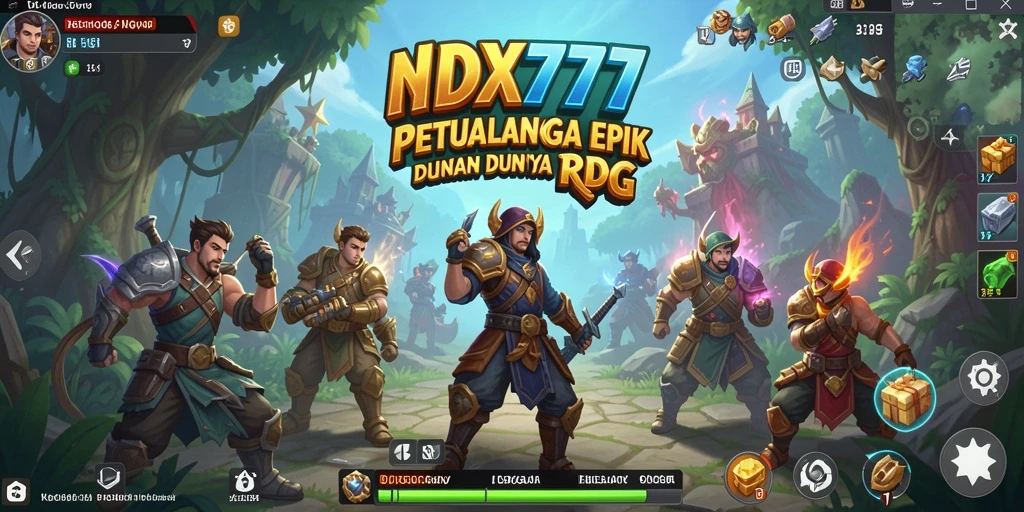 Tampilan gameplay seru dan aksi menegangkan di dalam game RPG.