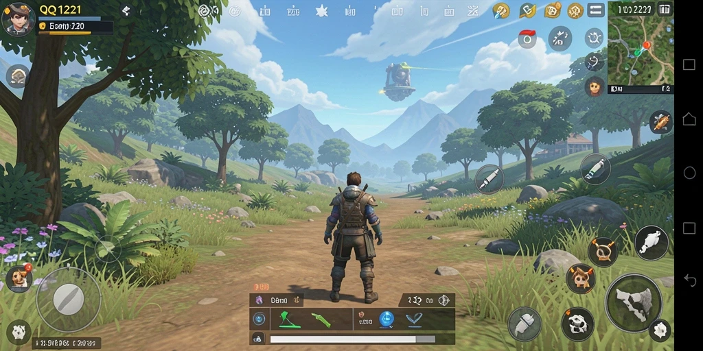 Gameplay seru di dunia terbuka QQ1221 yang mengesankan.