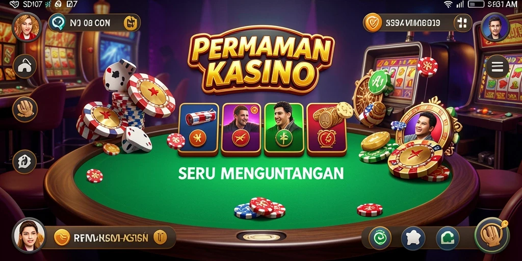 Screenshot gameplay SD107 yang menegangkan dan seru.