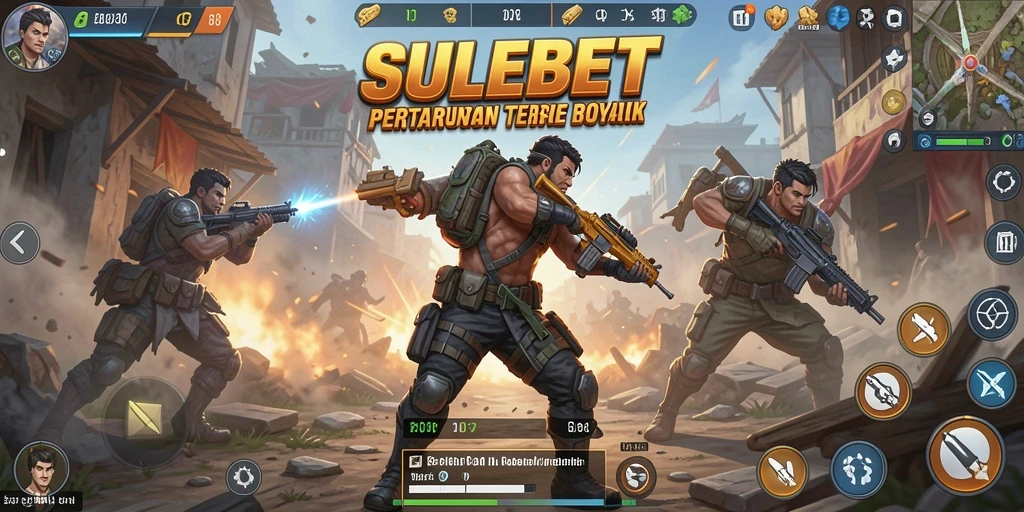 Tangkapan layar menampilkan aksi intens Battle Royale di SULEBET.