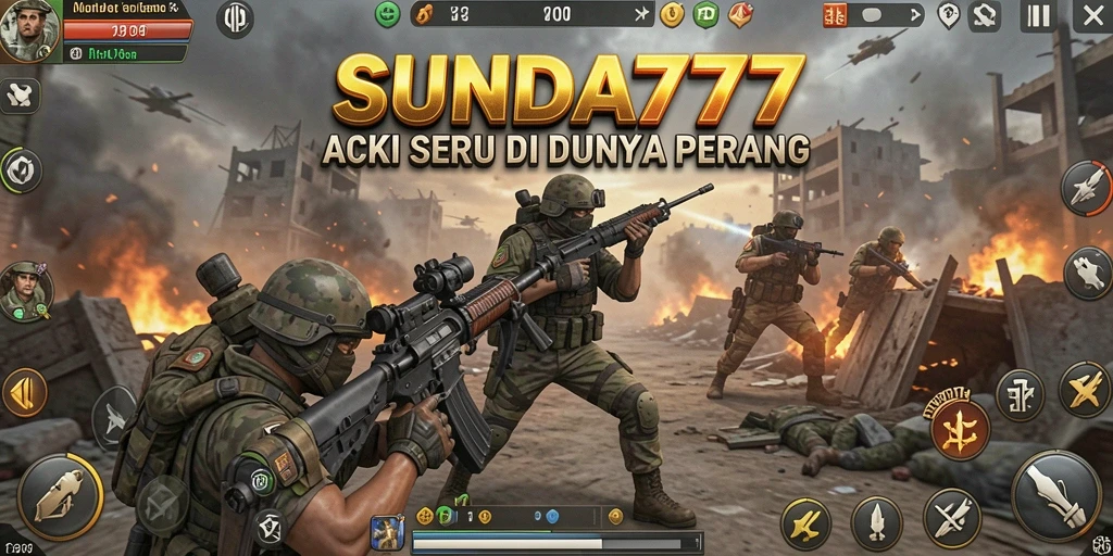 Tangkapan layar SUNDA777 menampilkan aksi pertempuran yang mendebarkan.